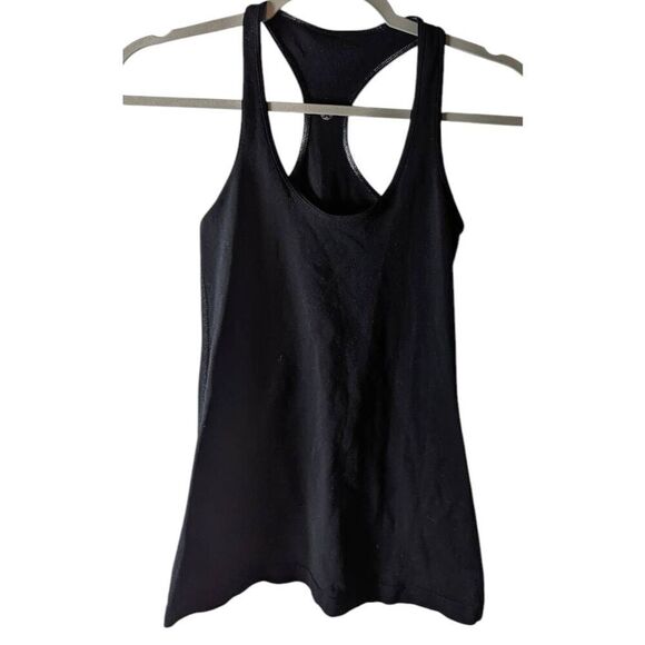 LULULEMON ATHLETICA Cool Racerback Tank in Black Size 4 - Picture 3 of 4